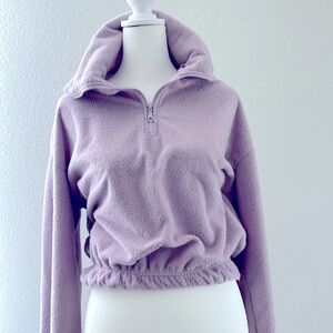 Urban Outfitters Lavender Cut off Top